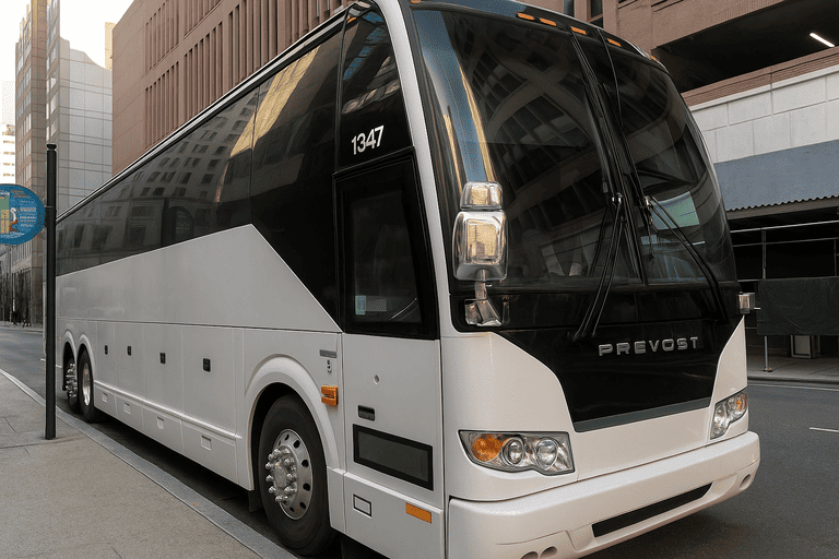 a Kennewick Coach Bus Service coach bus