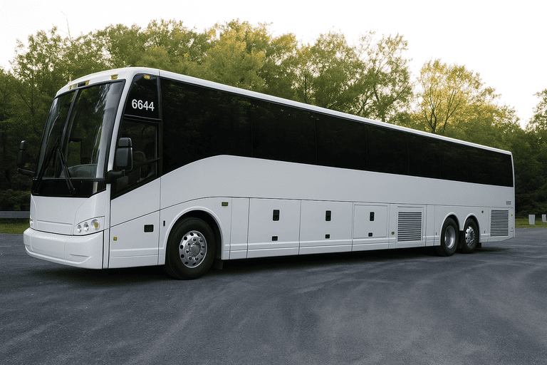 exterior of Kennewick Coach Bus Service coach bus