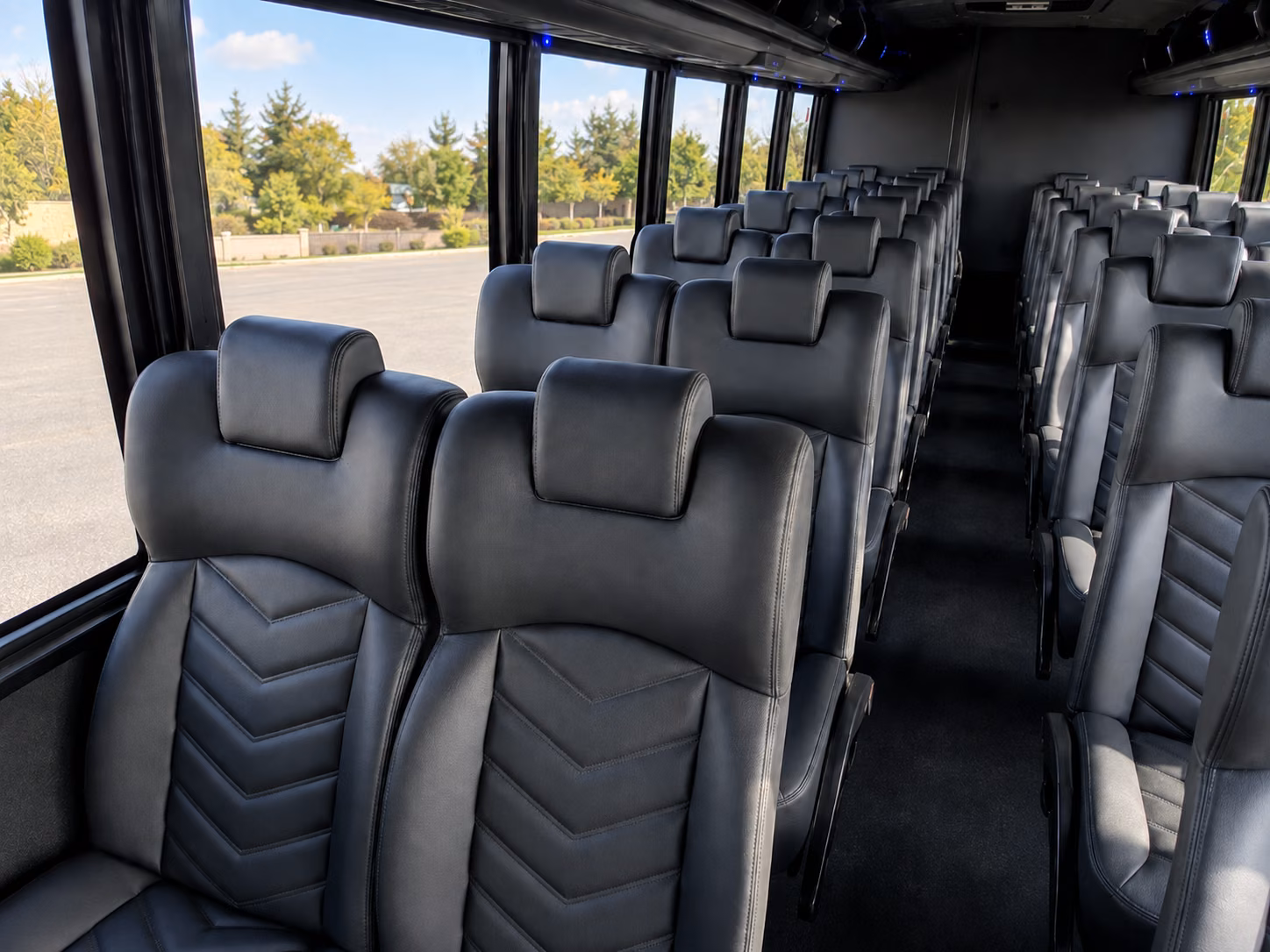 kennewick 15 passenger minibus interior
