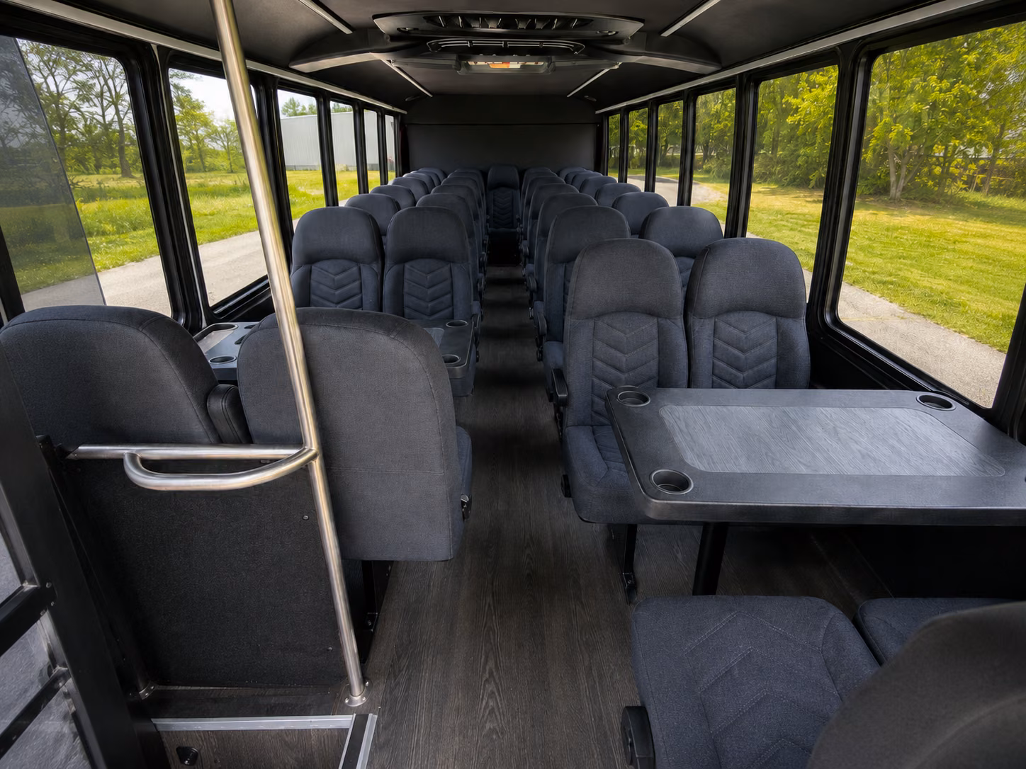 kennewick 18 passenger minibus interior