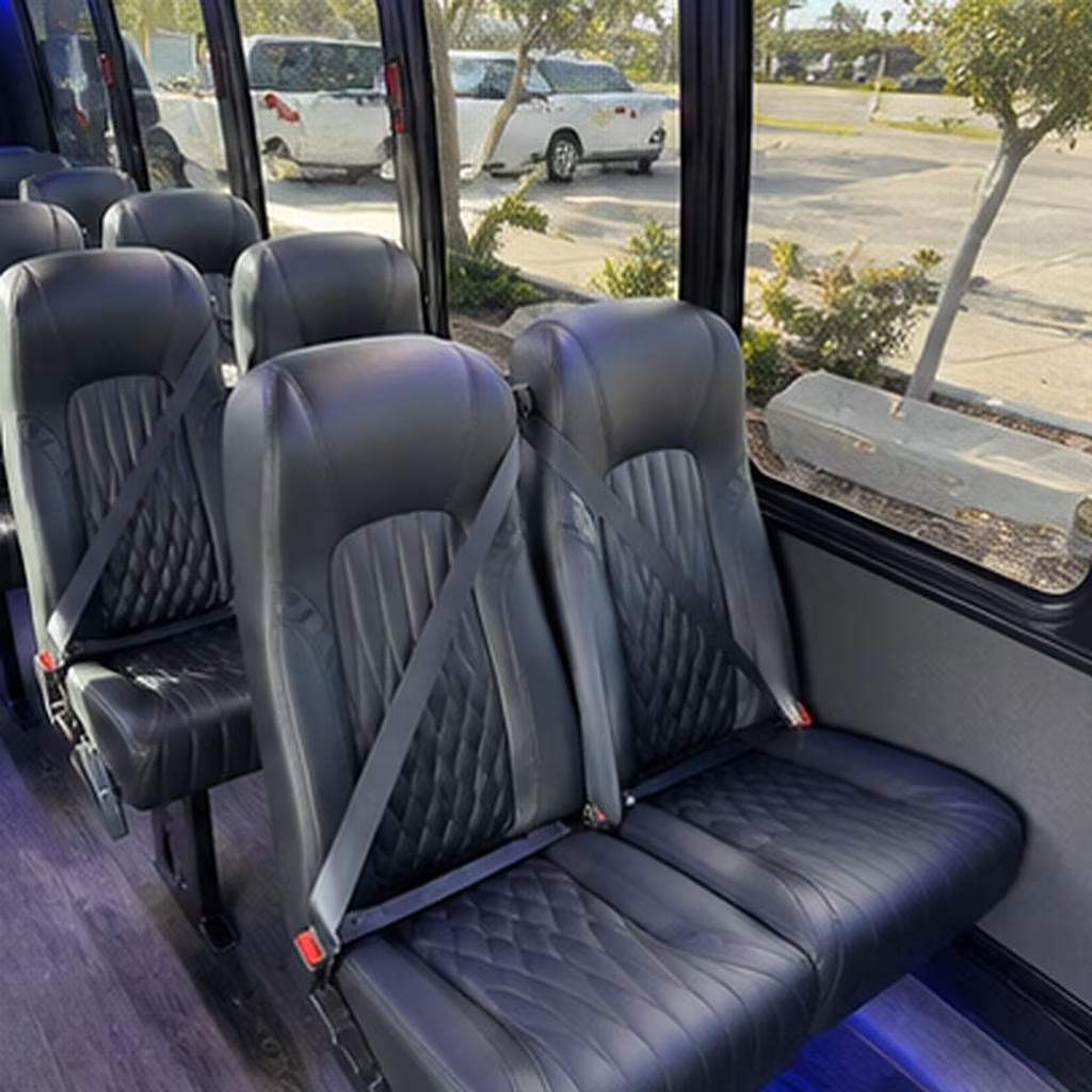 kennewick 25 passenger minibus interior