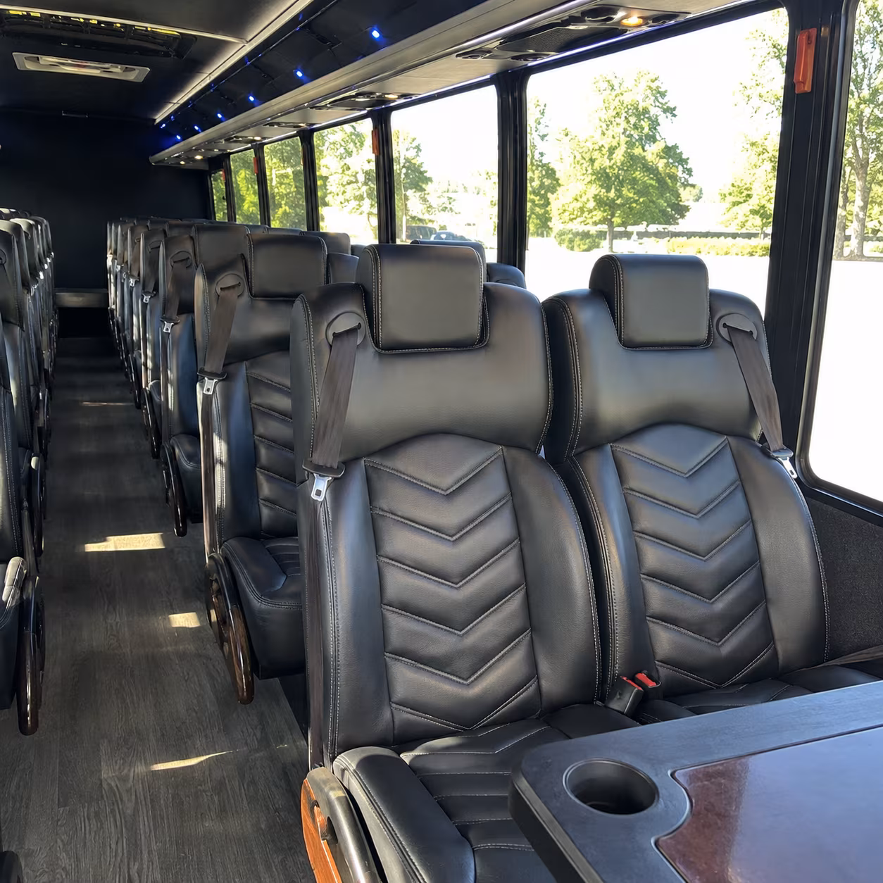 kennewick 30 passenger minibus inside