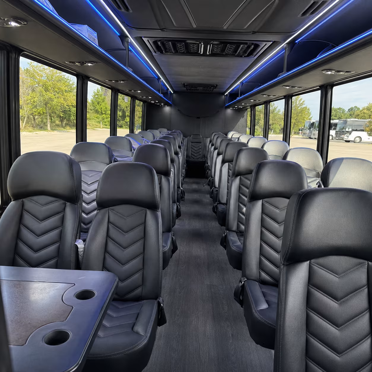 kennewick 30 passenger minibus interior