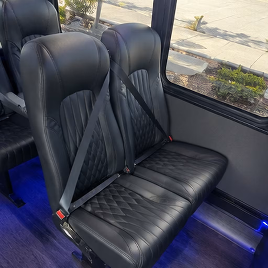 kennewick 35 passenger minibus interior