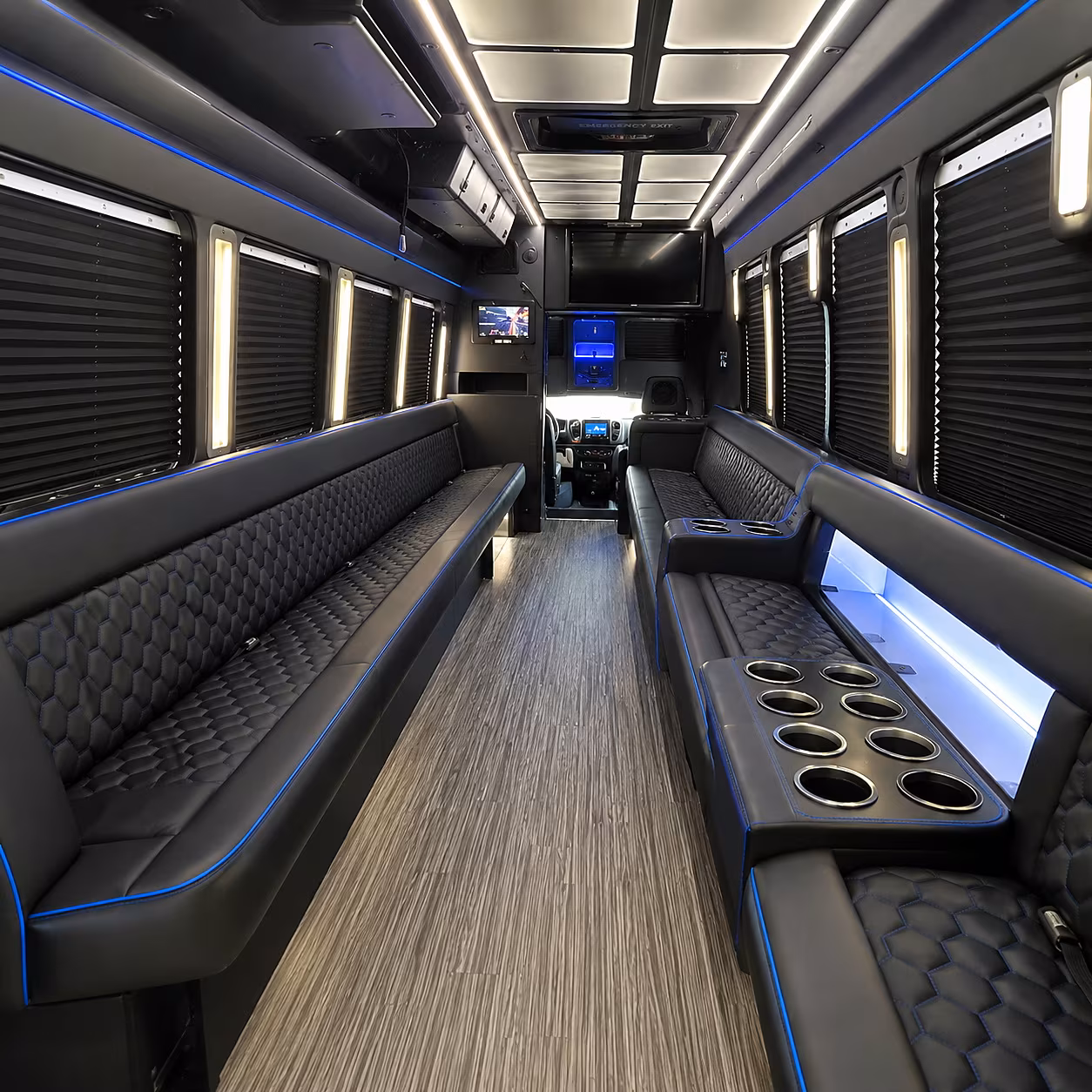 kennewick party bus interior